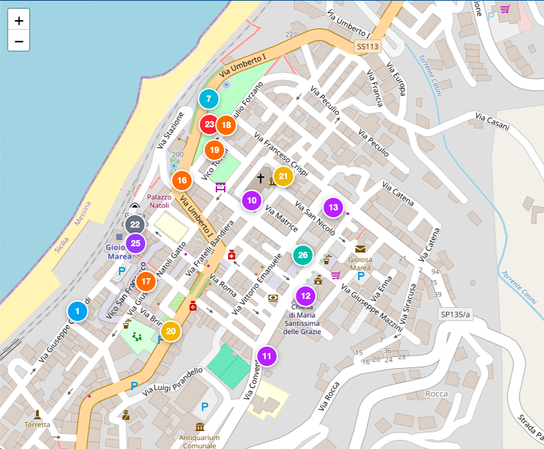 Mappa Centro Storico